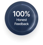 100% Honest Feedback